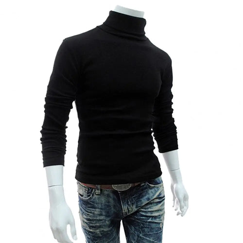Shirt Stretchy Soft Autumn Turtleneck Long Sleeve Solid Color Winter