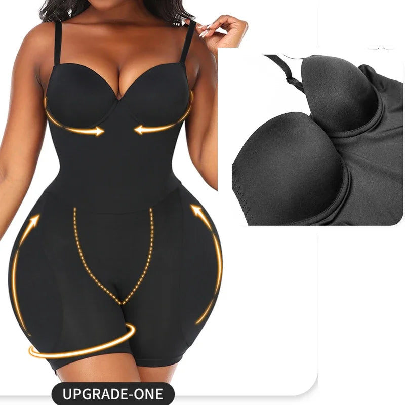 Removable Hip Padded 3D Cup Open Crotch Row Hook Buckle Back