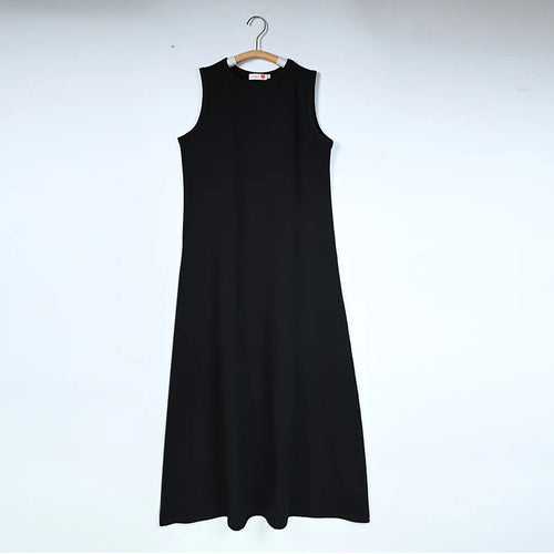 Women cardigan and sleeveless maxi dress outfit casual french terry