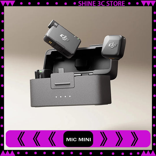 DJI Mic Mini 2TX 1RX add Charging Case Two-Level Active Noise Cancelling 48-Hour Operation High-Quality Audio Stable Transmissio