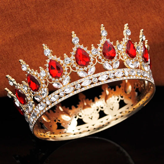Queen King Tiaras and Crowns for Birthday Party Cake Crown Topper Bridal Wedding Crown Girls Tiara Hair jewelry Accessories