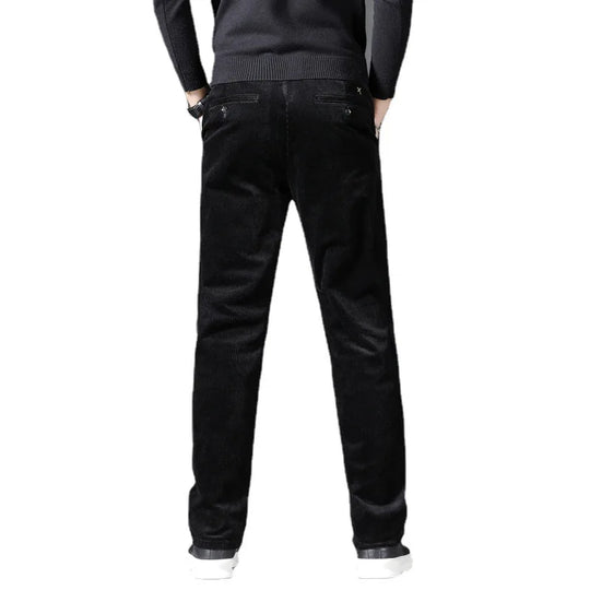 Men Clothing 2022 Autumn Winter Elastic Fashion Thick Corduroy Pants