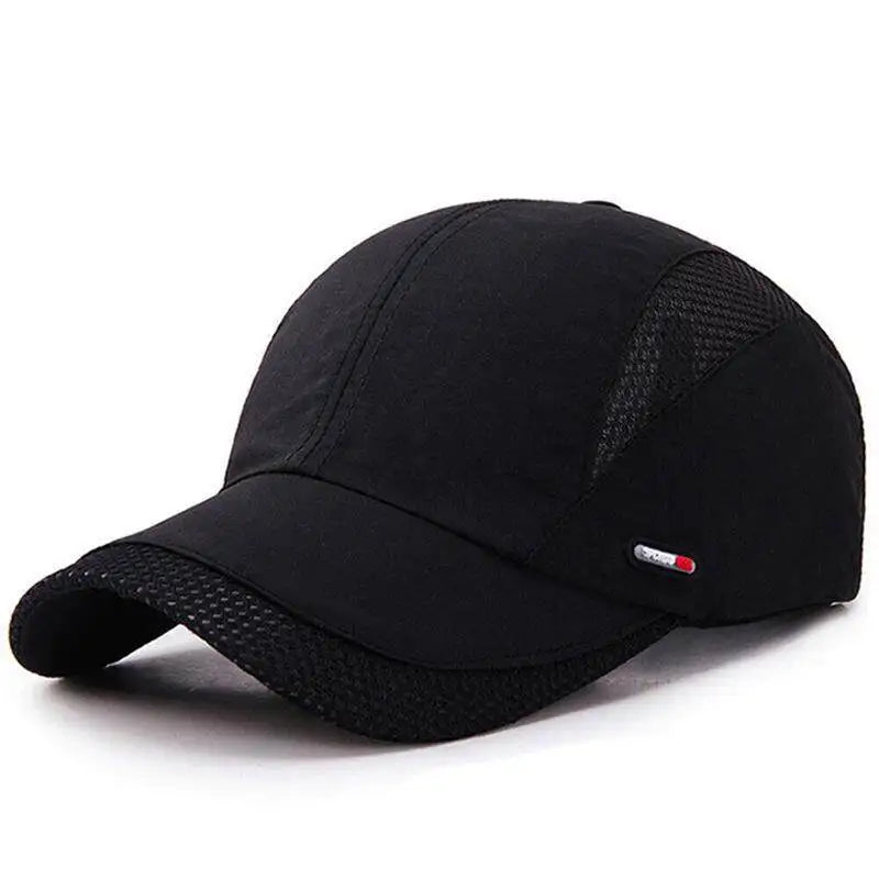 1pc Unisex Breathable Mesh Baseball Cap, Adjustable Quick-Dry Sports