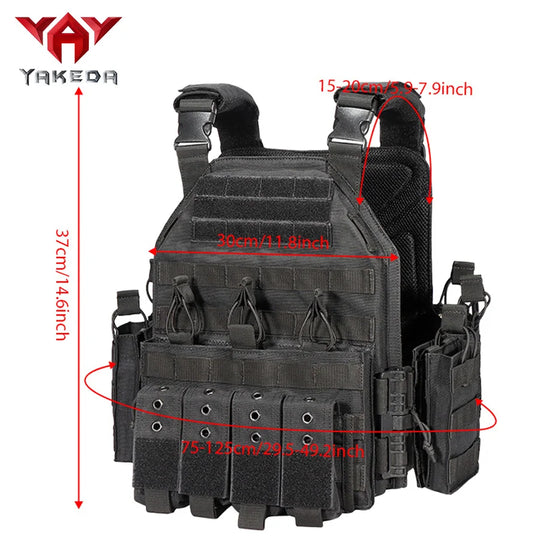 Quick dismantling tactical training vest outdoor CS protective equipment combat vest camouflage suit