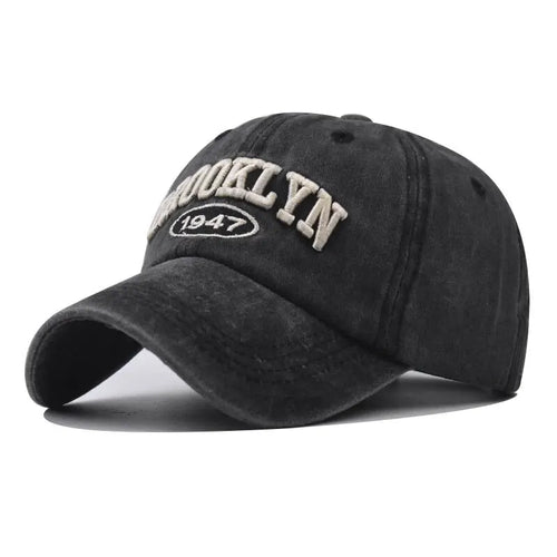 New Brooklyn Cotton Embroidered Baseball Hat Men'S And Women'S Hat