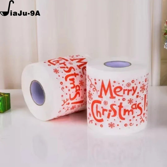 Christmas Toilet Roll Paper Home Santa Claus Bath Toilet Roll Paper