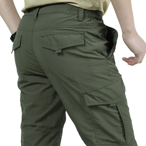 Summer Casual Lightweight Army Military Long Trousers Male Waterproof