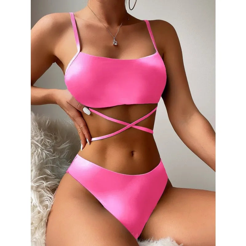 Serena Three-Piece Swimsuit – Stylish & Chic Swimwear Set