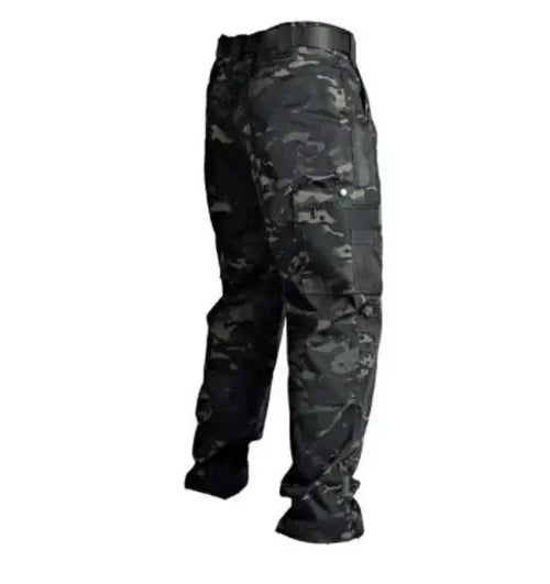Wear Resistant Work Pant Man Multi-pocket Straight Cargo Trousers