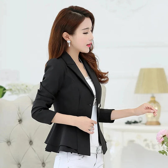 Autumn Women's Blazer Femme Summer Jacket 2024 New Suit Jacket Fashion