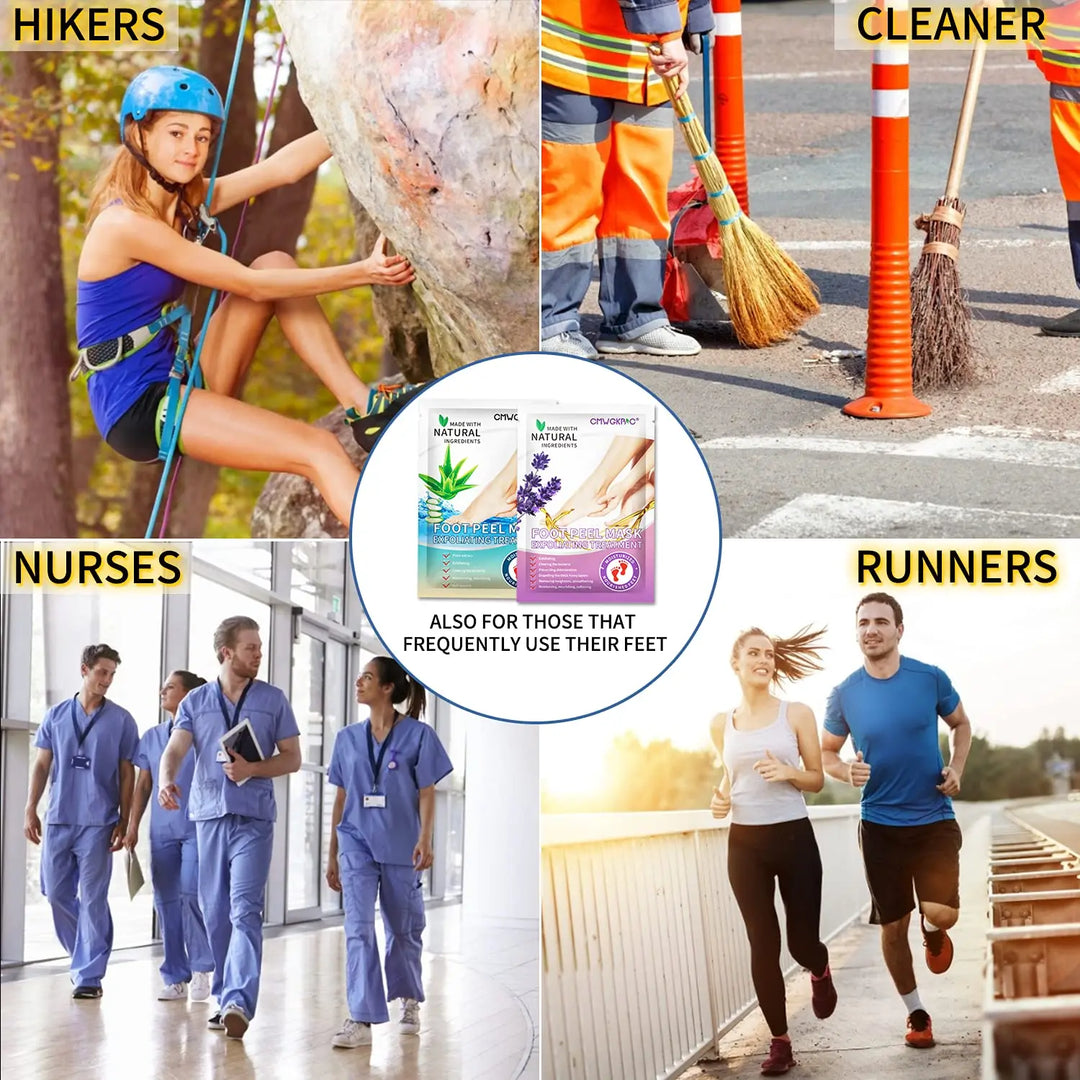 Foot Peel Mask,Exfoliator Peel Off Calluses Dead Skin Callus