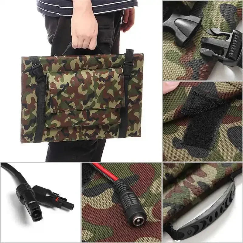 800W Foldable Solar Panel Portable Solar Charger 12v Battery Power
