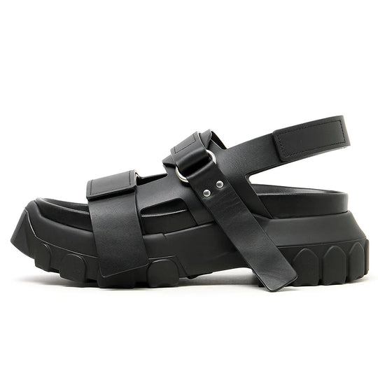 Europe/America Sandals Shoes for Men's/Women's Summer Comfortable High Top Sandals Casual Anti Slip Open Toed Bottom Beach Shoes