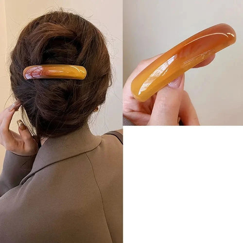 High Quality Chic Hair Clip Spring Clip for Girl French Large Hairpin