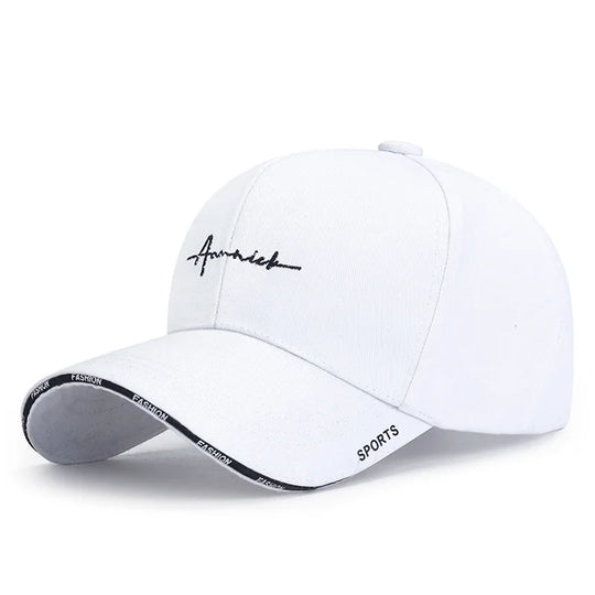 Unisex Casual Letter Embroidered Baseball Cap For Spring Autumn Sun