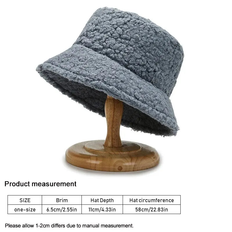 Unisex Harajuku Bucket Hat Solid Men Fishing Fisherman Hat Autumn