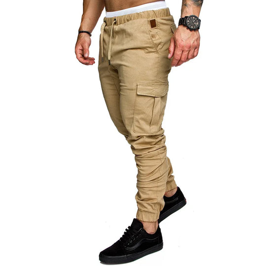 New Tooling Multi Pocket Trousers Men's Cargo Pants Woven Fabric