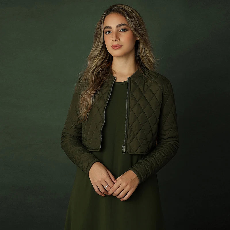 Women cardigan and sleeveless maxi dress outfit casual french terry