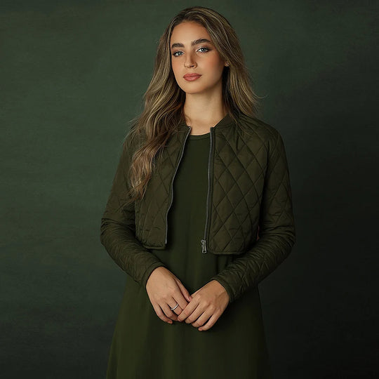 Women cardigan and sleeveless maxi dress outfit casual french terry