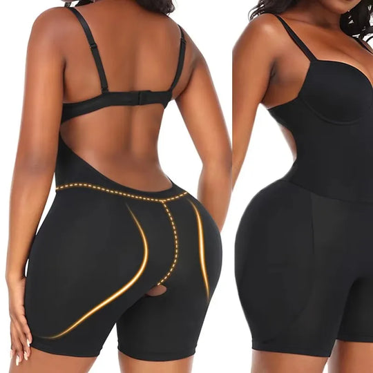Removable Hip Padded 3D Cup Open Crotch Row Hook Buckle Back