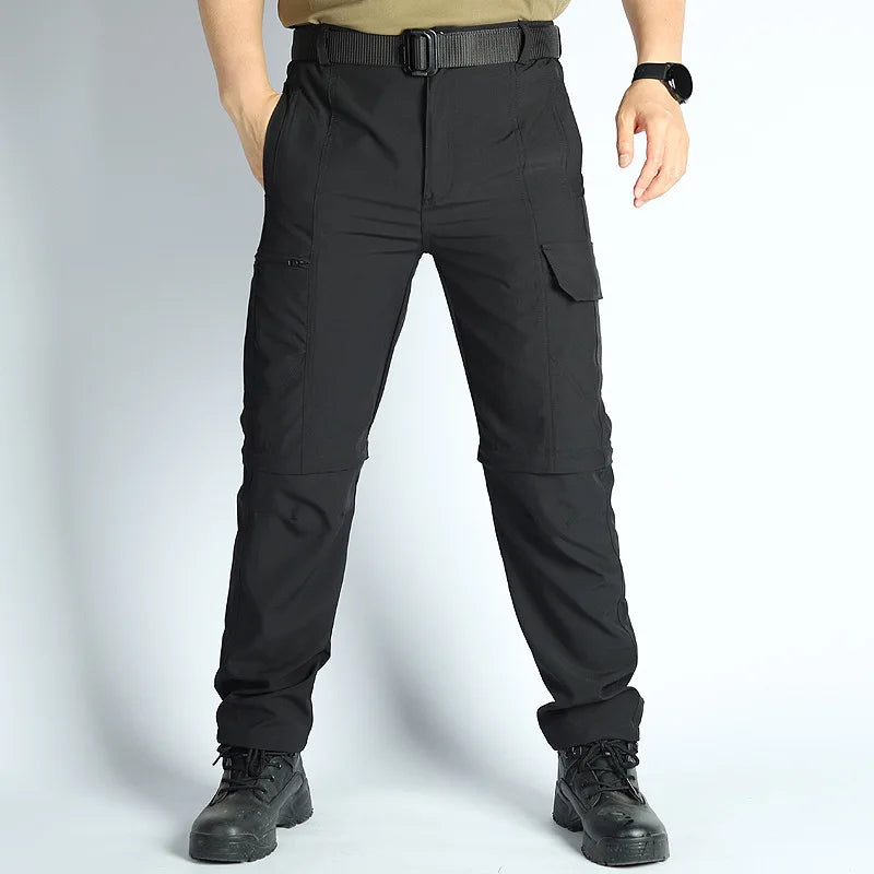 Men's Hiking Pants Convertible Zip Off Lightweight Waterproof Quick Dry Outdoor Fishing Travel Safari Camping Detachable Trouser