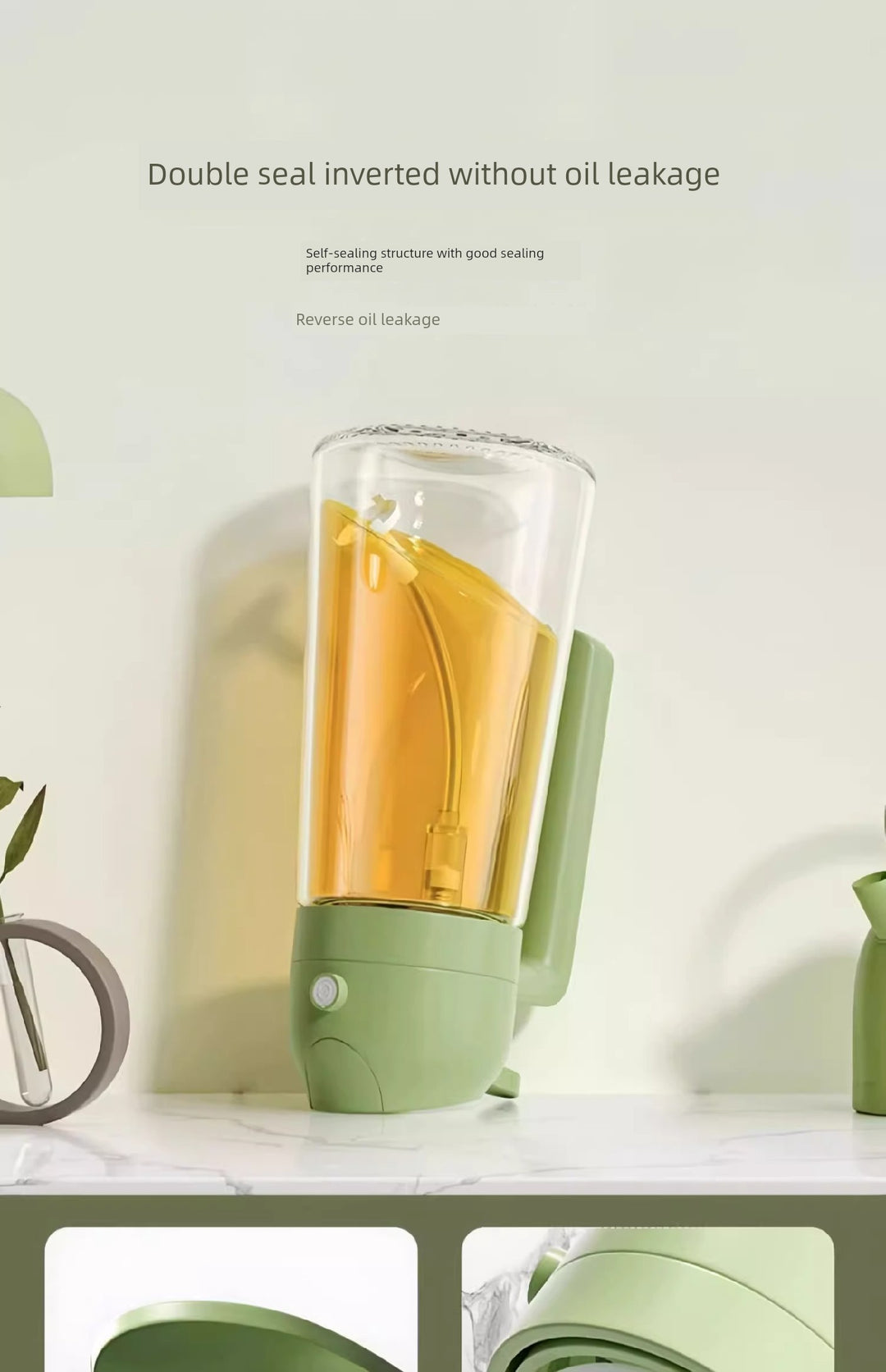 Glass Spray Oil Bottle Jar Spray Dual-Use Air Fryer Kitchen For Home Spray Oil Dispenser Oil Tank Seasoning Edible