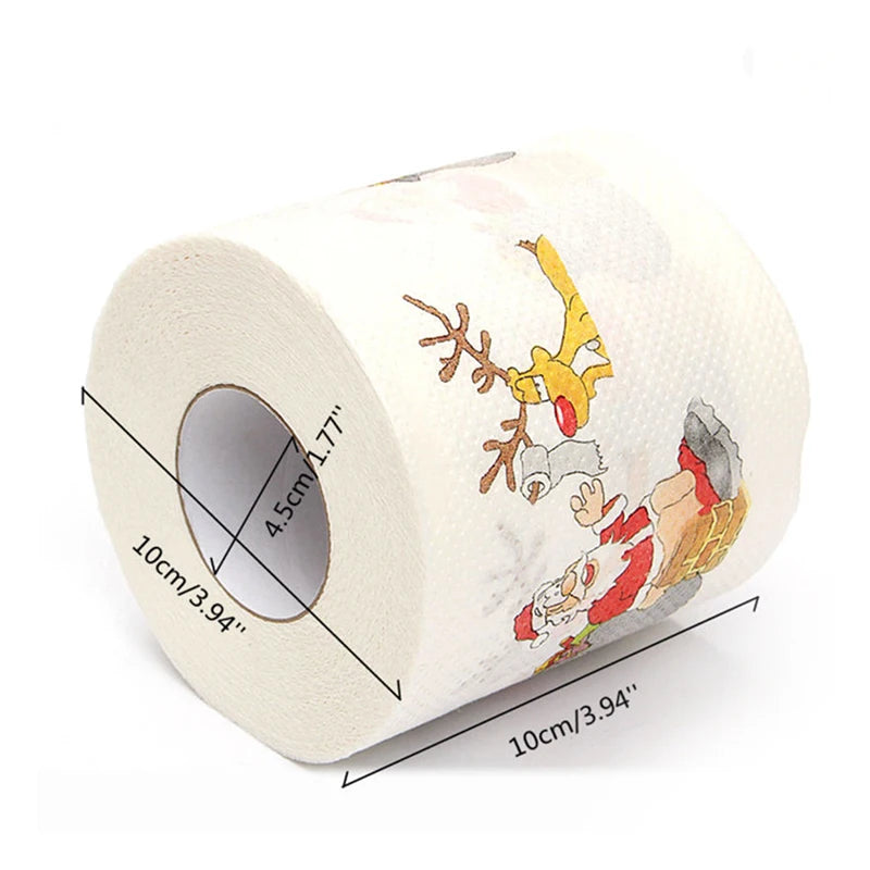 NEW Christmas Pattern Series Roll Paper Christmas Decorations Prints