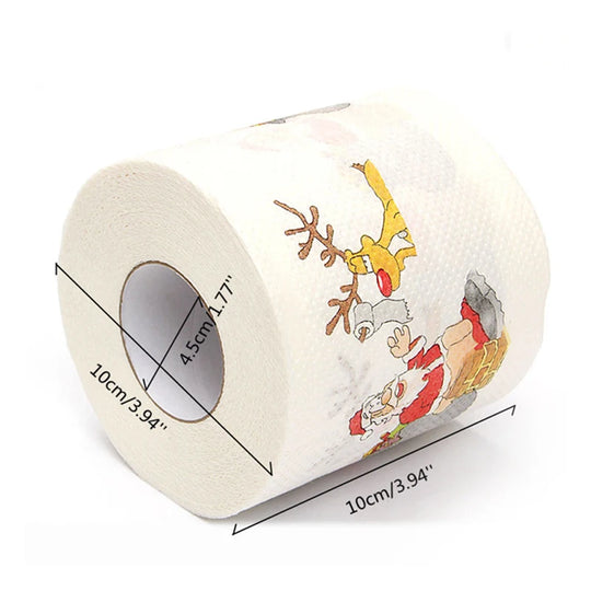 NEW Christmas Pattern Series Roll Paper Christmas Decorations Prints