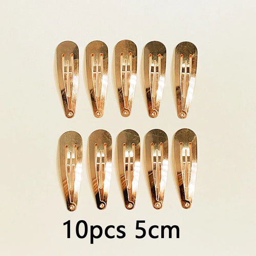 10/20/30pcs/set Women Silver Gold Black Waterdrop Shape Basic Alloy