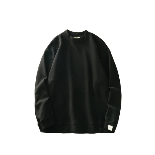 DUKEEN Fleece Half-Turtleneck Dralon Sweatshirts for Men Autumn and