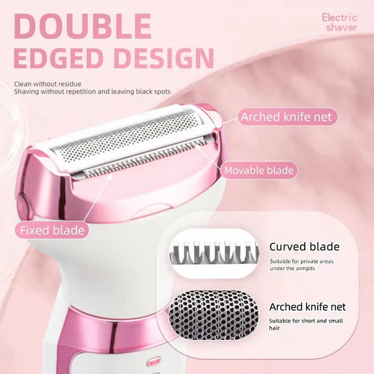 Electric Blade for Women 5 in 1 Rechargeable Painless Body Razors