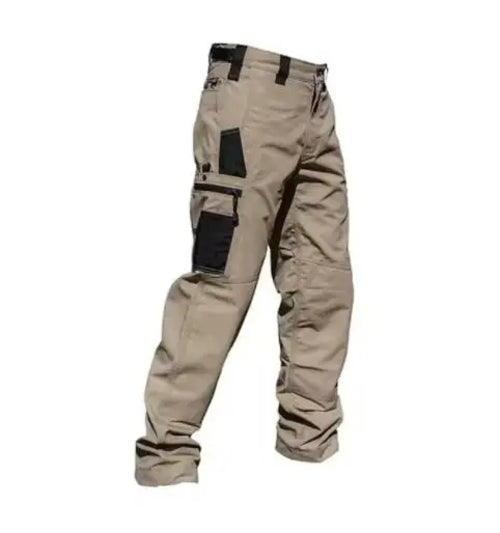 Wear Resistant Work Pant Man Multi-pocket Straight Cargo Trousers