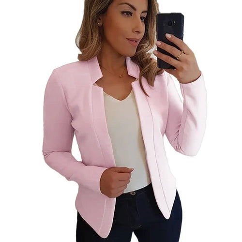 Women Thin Black Blazers Suit 2024 Female Spring Blazer Jackets Long