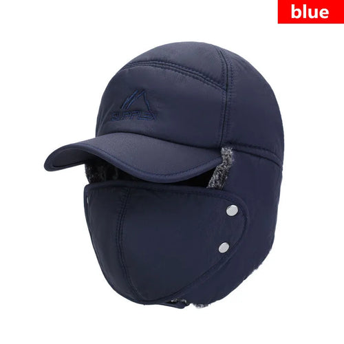 2024 Winter Warm Thickened Artificial Fur Baseball Hat Men's and