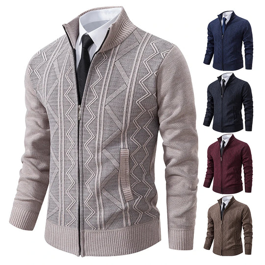 Man Knit Sweater Jacket Fleece Cardigan Amazon Men's Clothes Luxury