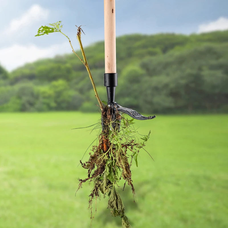 Stand Up Weed Puller Claw Aluminum Alloy Manual Weeding Head Replacement Garden Digging Grass Shovel Tool Root Remover No Pole