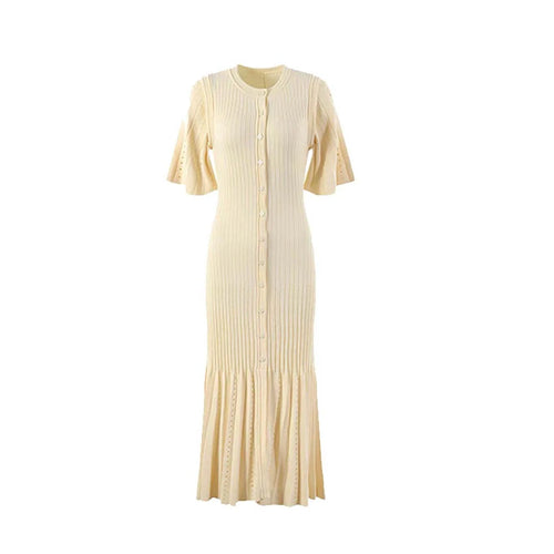 Summer Spring New French Elegant Fragrance High-end Slimming Knitted