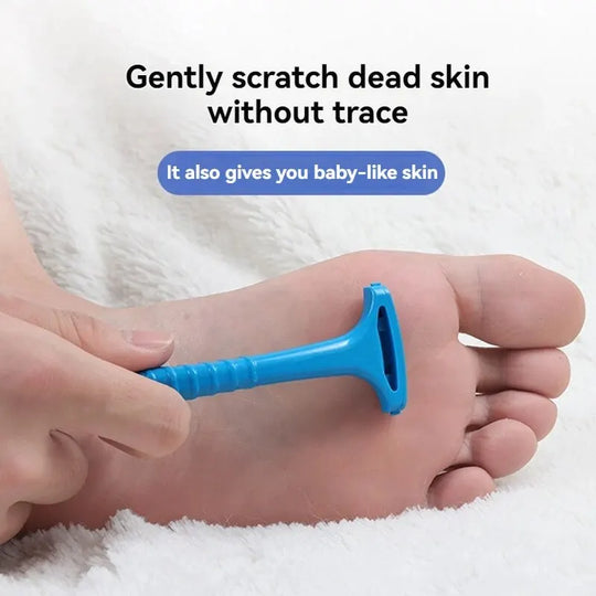 2pcs Feet Scraping Dead Skin Knife Foot Care Knife To Remove Dead Skin Blade