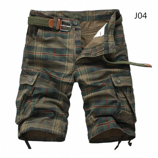 2024 Summer Men Shorts Fashion Plaid Beach Shorts Mens Casual Shorts