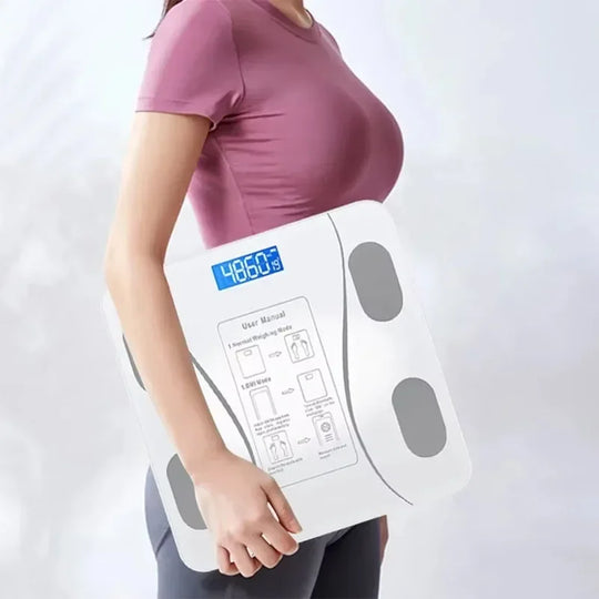 Smart with smart APP synchronized weight scale bathroom digital scale Bluetooth body fat scale body composition analyzer