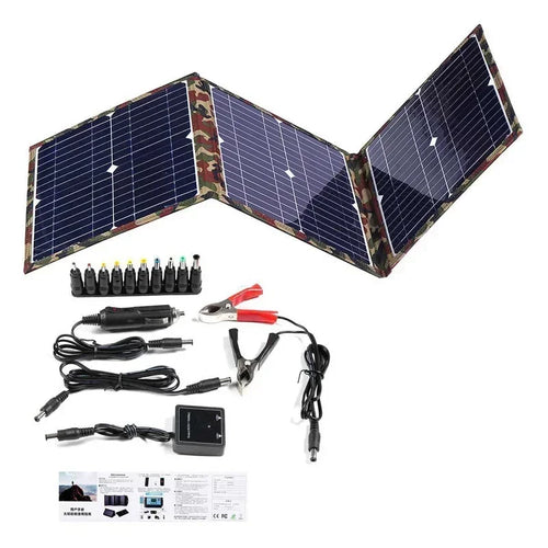 800W Foldable Solar Panel Portable Solar Charger 12v Battery Power