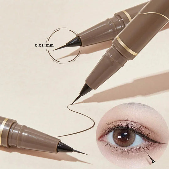 Ultra Thin Black Brown Lower Eyelash Eyeliner Pen Waterproof Lasting
