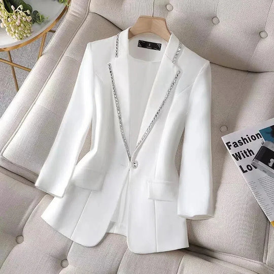 2022 Autumn  Women's Blazer Paillettes Femme Summer Sunscreen Jacket