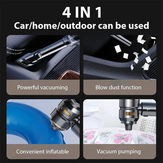Car Vacuum Cleaner Wireless Mini Handheld Strong Suction Cleaning