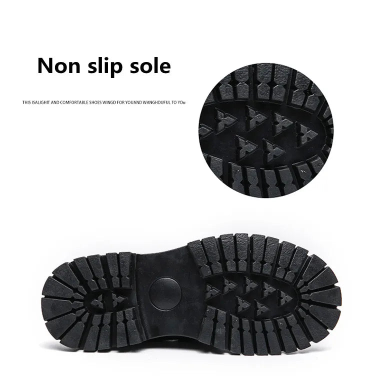 STRONGSHEN Men Oxford Shoes Leather Platform Casual Shoes Comfortable Formal Loafer Business Office Formal Dress Shoes 38-46
