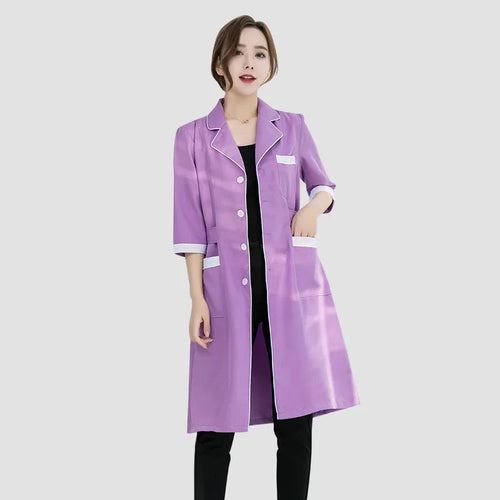 New Lab Coat High Quality Spa Uniforms Tattooist Work Clothing Scrubs