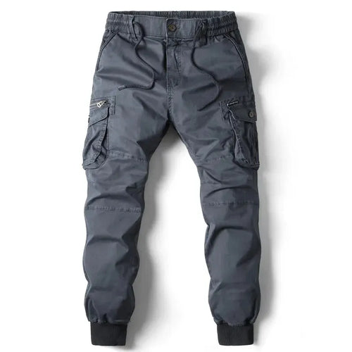 Cargo Pants Men Jogging Casual Pants Cotton Full Length Tactical
