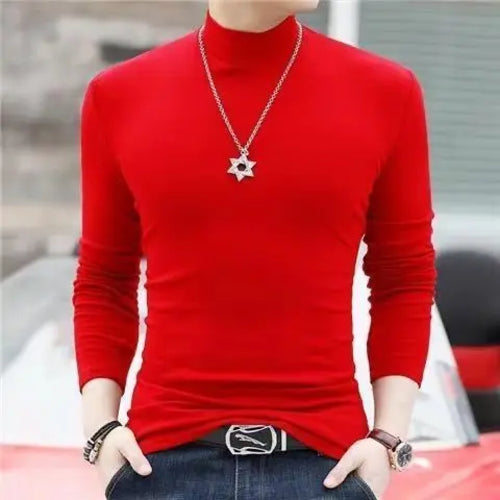 Korean Clothing Blouse Oversize Golf Wear Casual Full Cotton Men's
