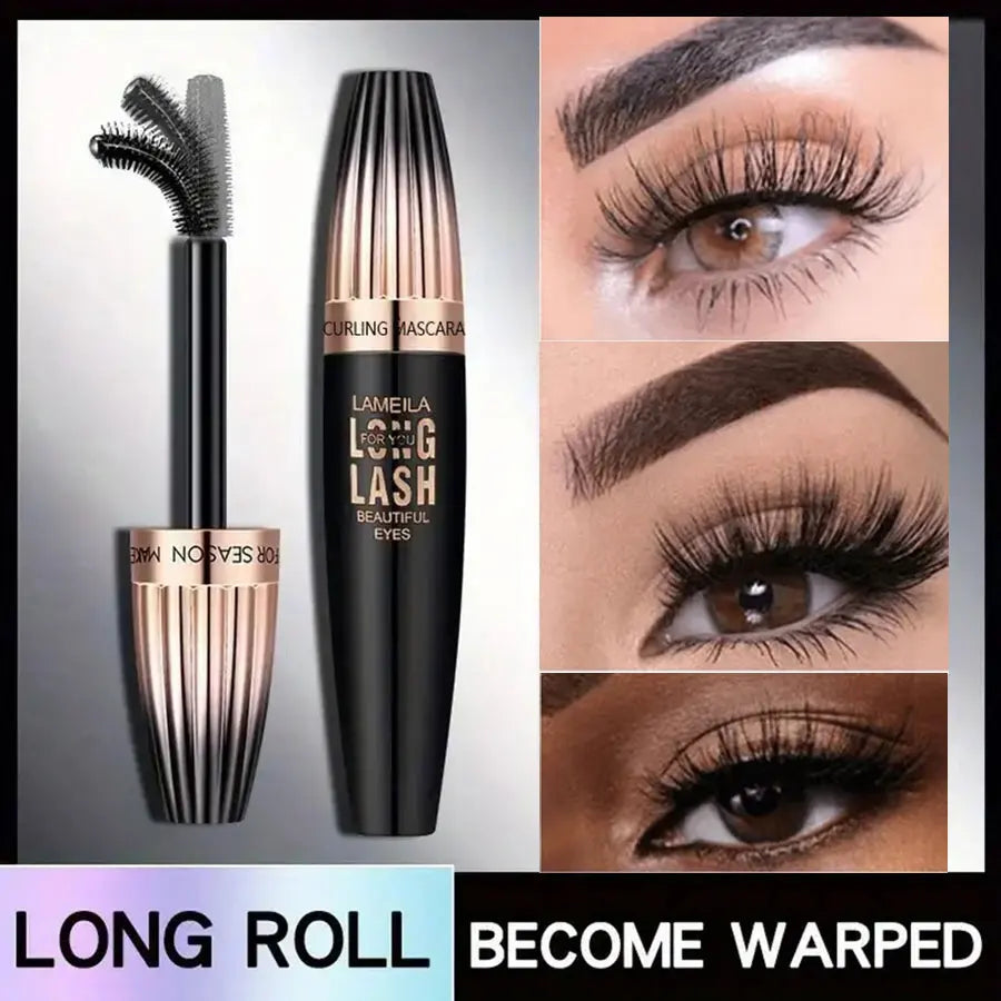 Waterproof 4D Mascara Thick Long Smudge-proof Plump Encrypted