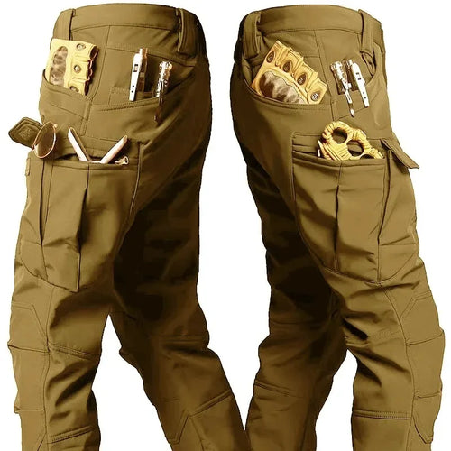 Softshell Warm Pants Men's Waterproof Sharkskin Fleece Working